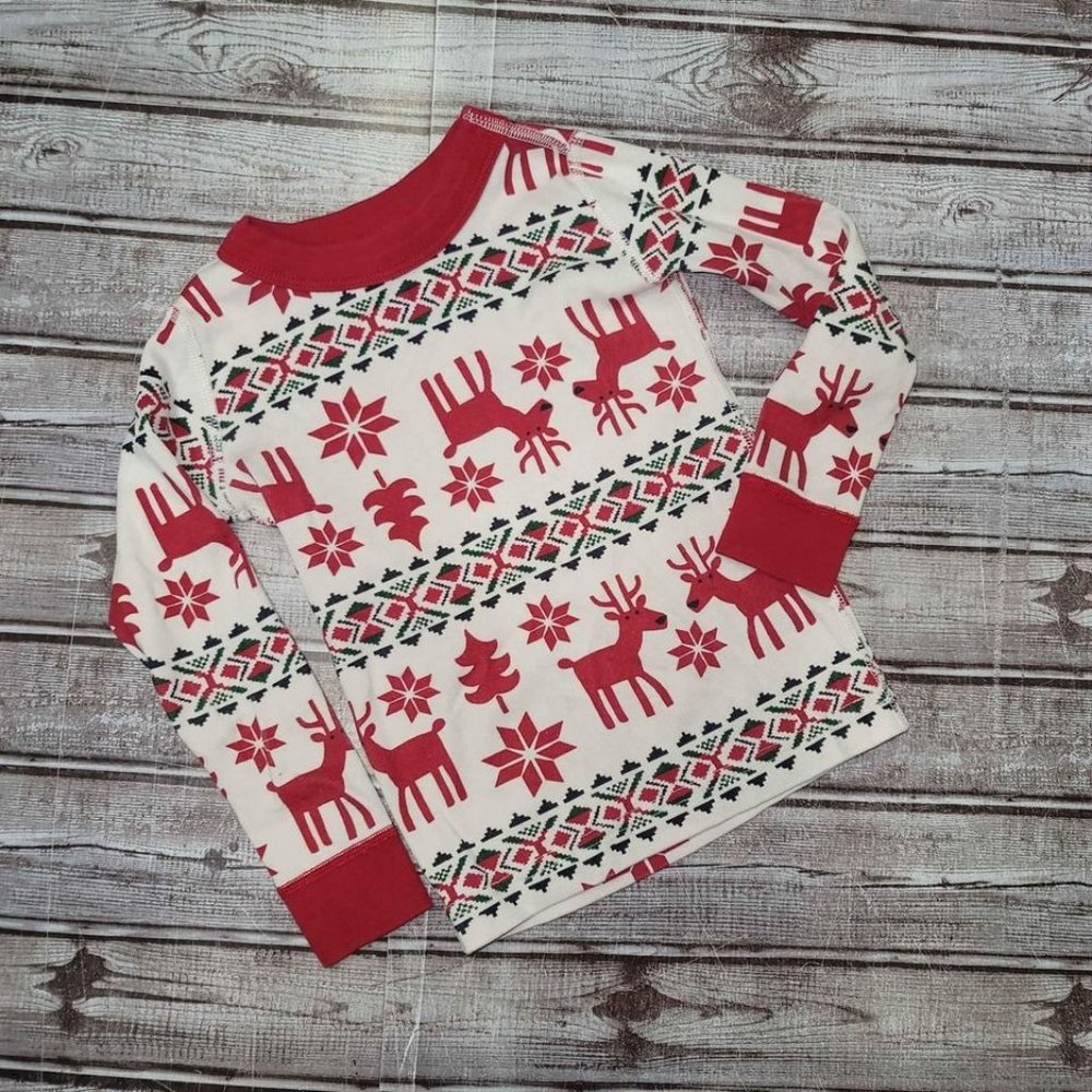 Hannah Andersson Christmas Pajama Top Size 3